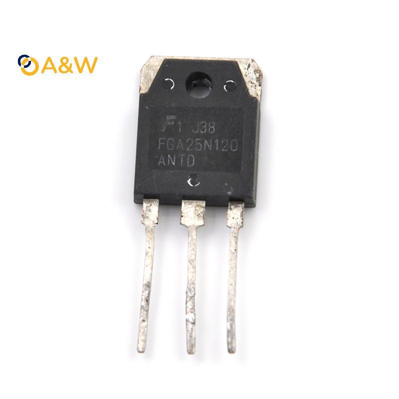 Bóng bán dẫn nguồn A & W 1 IGBT 1200V FGA25N120 ANTD 25N120