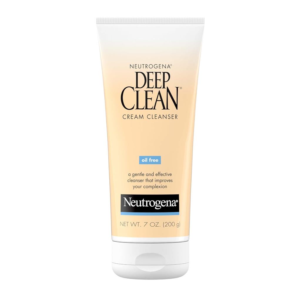 Sữa rửa mặt hàng ngày Neutrogena Deep Clean với Beta Hydroxy Acid để loại bỏ bụi bẩn, dầu & trang đi