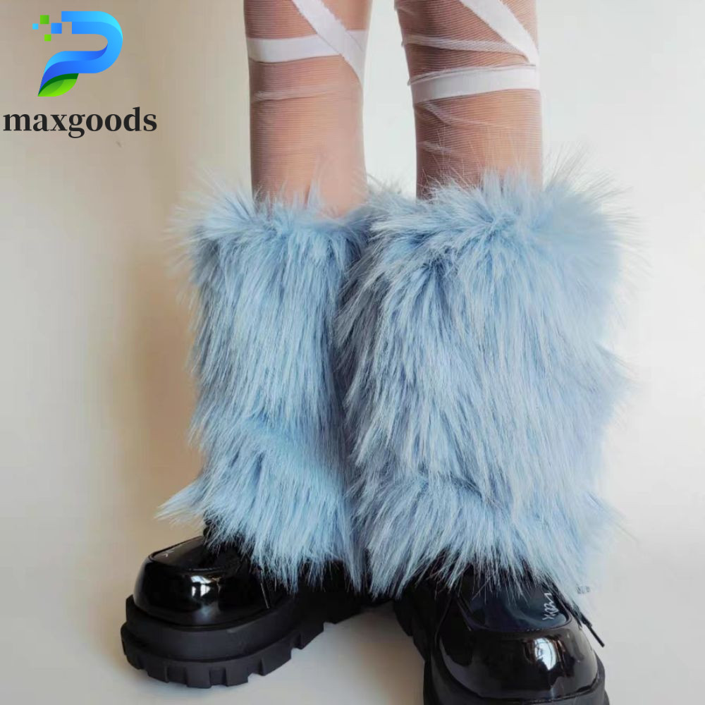 maxgoods Máy sưởi chân mùa đông MAXGOODS, Máy sưởi chân lông Harajuku Y2K, Vỏ chân cổ điển Lolita JK