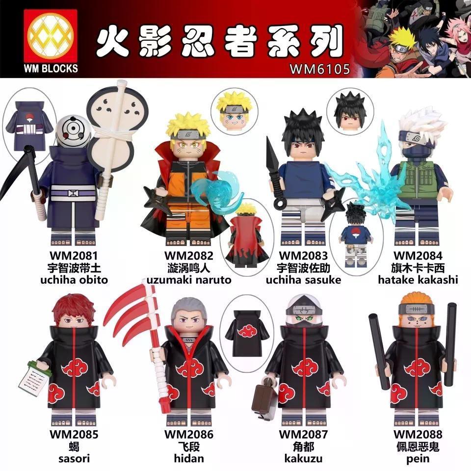 2026 Sản phẩm mới Tương thích Lego Shadow Ninja Khối xây dựng bên thứ ba Minifigure Uzumaki Naruto S