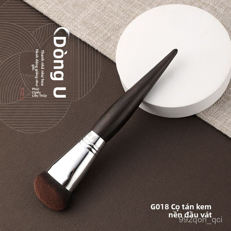 Cọ trang điểm G018 cọ nền đầu bẹt một cây thủ công chuyên nghiệp trang điểm mặt