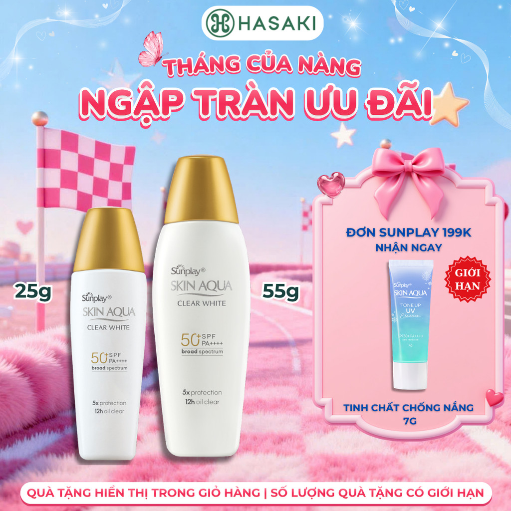 Sữa Chống Nắng Sunplay Skin Aqua Dưỡng Da Sáng Mịn Hasaki Sản Phẩm Chính Hãng