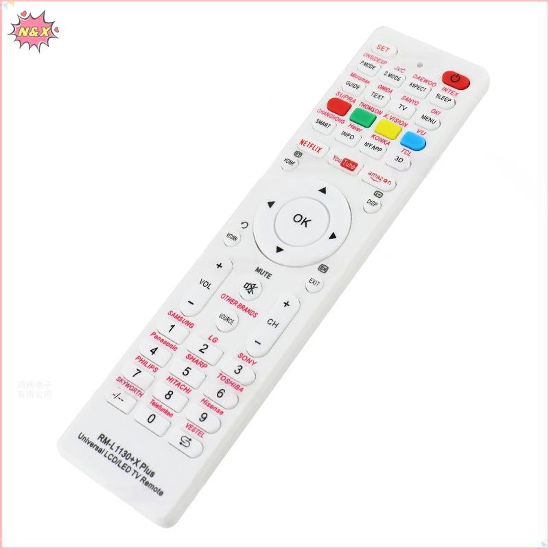 Điều khiển từ xa thay thế N & X Universal RM-L1130 + X cho tất cả các thương hiệu TV truyền hình RM-