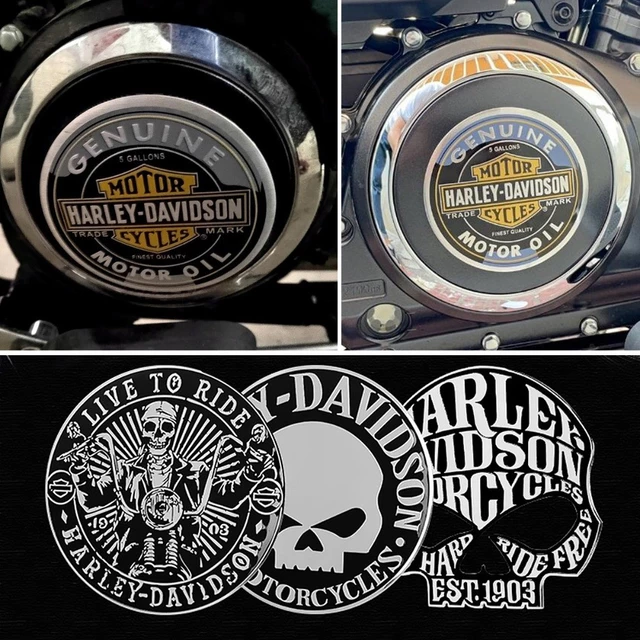 Harley-Davidson Retro Kim Loại Dán Huy Hiệu Nhôm Quốc Huy Phụ Kiện Xe Máy Mũ Bảo Hiểm Bình Nhiên Liệu Decal