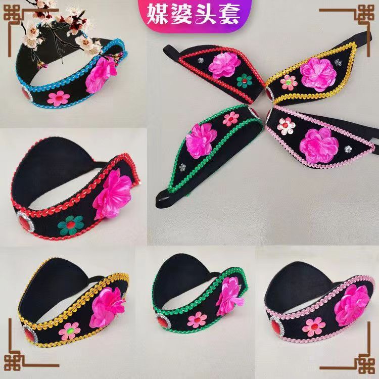 Media Granny Mũ Đội Đầu Bà Già Tóc Giả Mũ Tóc Giả Mũ Trùm Đầu Xấu Xí Granny Hiệu Suất Mũ Tóc Giả-Han