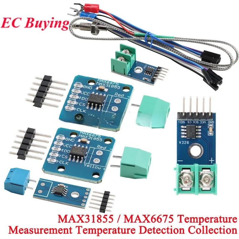 MAX6675 MAX31855 Mô-đun cảm biến nhiệt độ cặp nhiệt độ loại K Phát hiện đo nhiệt độ cho Arduino