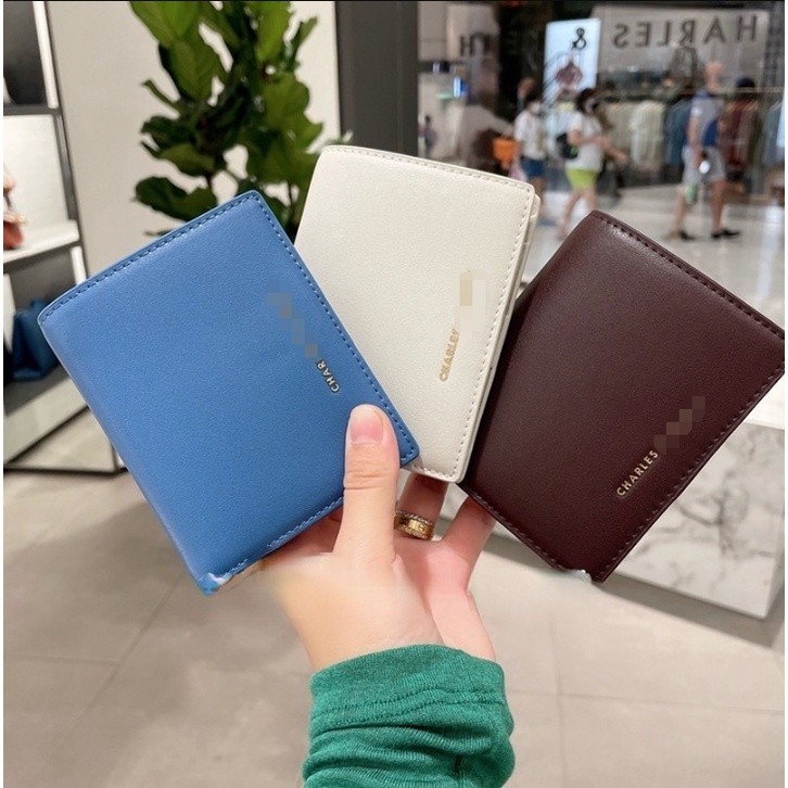 SB2 Hàng có sẵn Nút chụp Evelynn Ví Mini Ví ngắn thời trang Ví CK 10770527