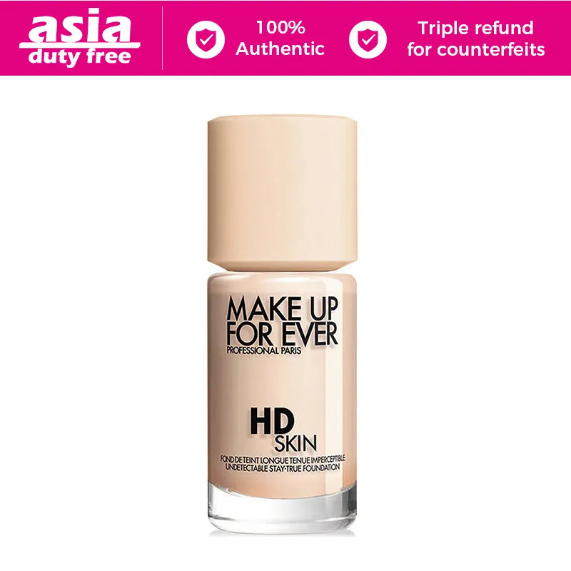 MAKE UP FOR EVER Make For Ever Ladies HD Skin Undetectable Stay True Foundation 30ml 1oz #1R02