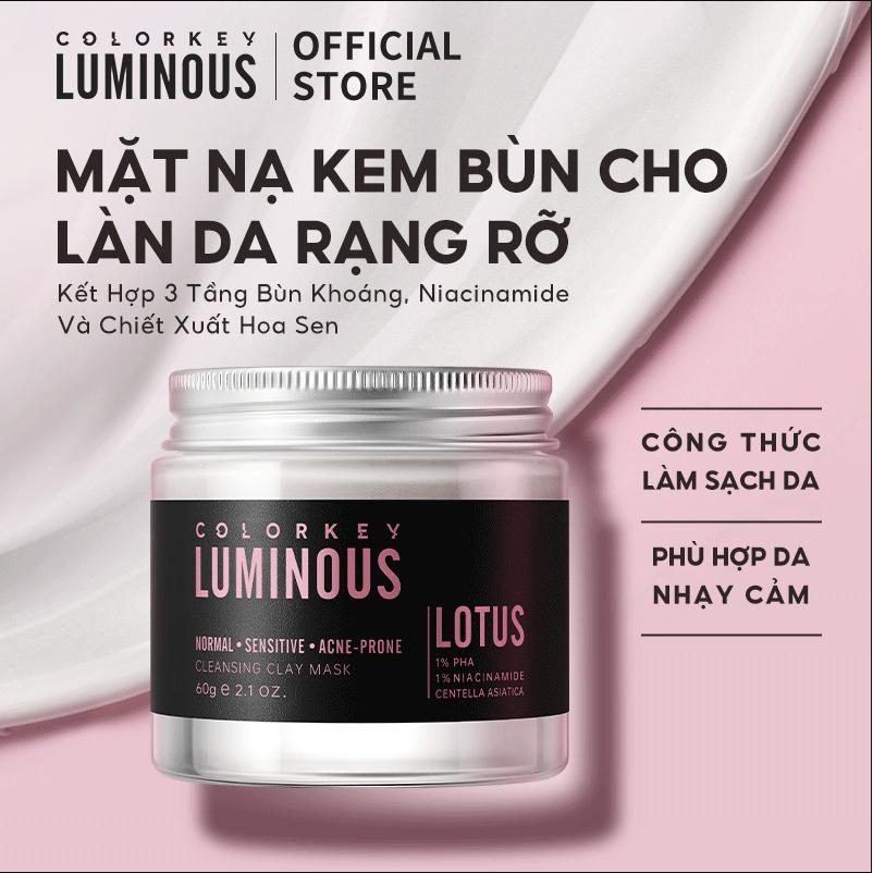 Ảnh 7 của Mặt Nạ đất sét bùn khoáng Colorkey Luminous Green Tea Purifying Cleansing Clay 60g