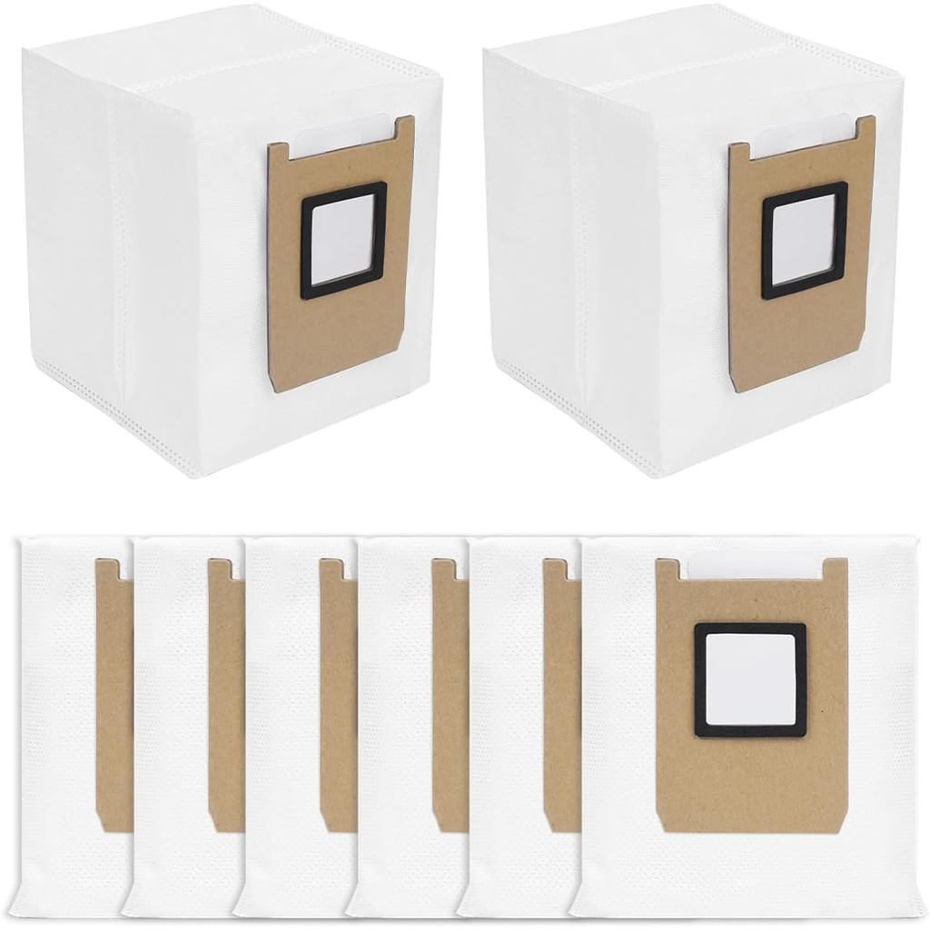 Túi đựng bụi DR DAPPER 8 gói, tương thích với máy hút bụi Robot Omni Eufy E28 Omni / E25, dung tích 