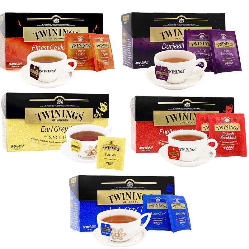 Anh Twinings Twinings Earl Grey Túi Trà Đen Ăn Sáng Darjeeling Ceylon Trà Anh Lady Bergamot Hương Vị