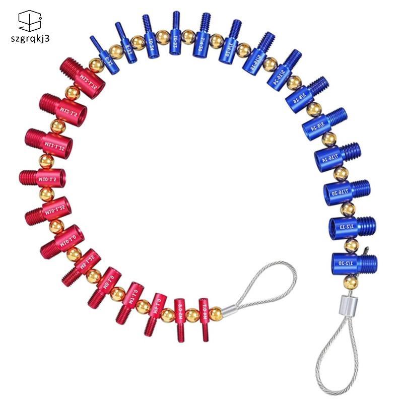 26 miếng Nut và Bolt Thread Checker Color Coded Thread Checker Dễ dàng sử dụng