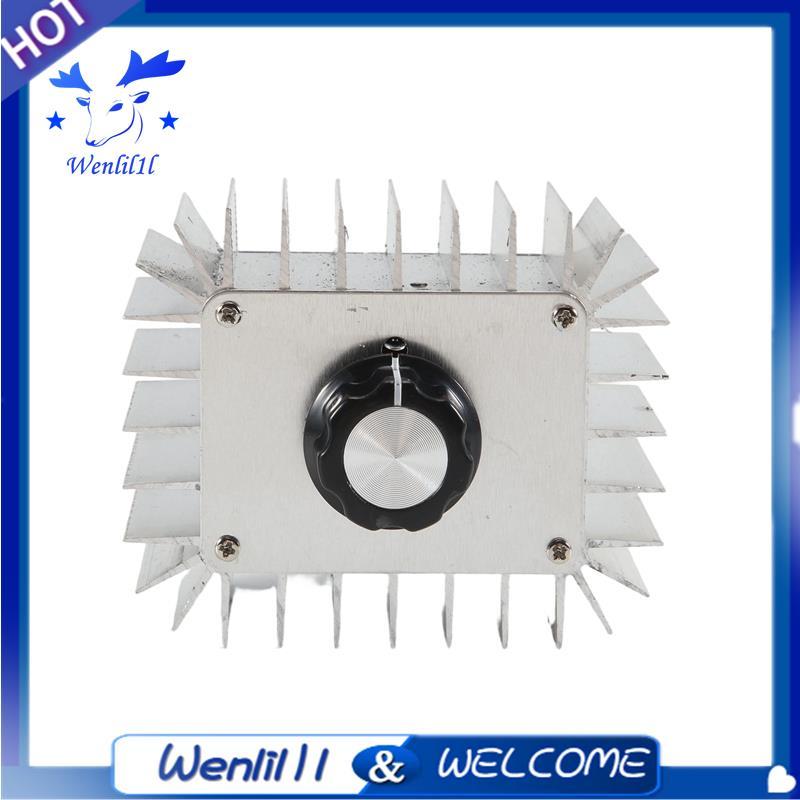 AC 220V 5000W SCR Bộ điều chỉnh điện áp Bộ điều khiển tốc độ động cơ Đèn làm mờ mờ Bộ điều chỉnh tốc