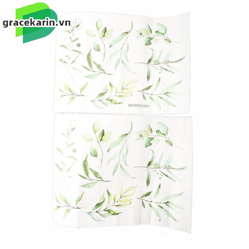 Fresh Leaves Wall Stickers Bring Nature into Your Living Room and Bedroom