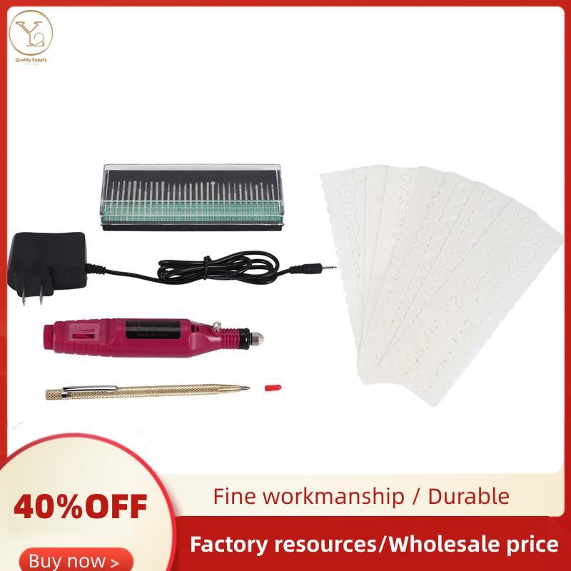 Bút khắc mini bằng điện Bộ dụng cụ khắc tự làm mini cho kim loại Thủy tinh gốm sứ Trang sức gỗ bằng 