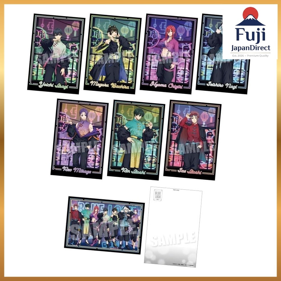 TV anime “Blue Rock” Postcard Set NEON China ver. Fuji JapanDirect