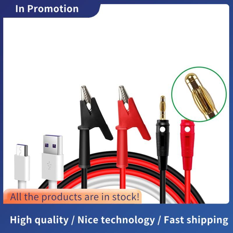 X25A Mới Chuối Cắm Vào Cá Sấu Kẹp Cáp Kiểm Tra Và Cáp Truyền Thông Nicro Cho RD6006 RD6012 RD6024 Đầ
