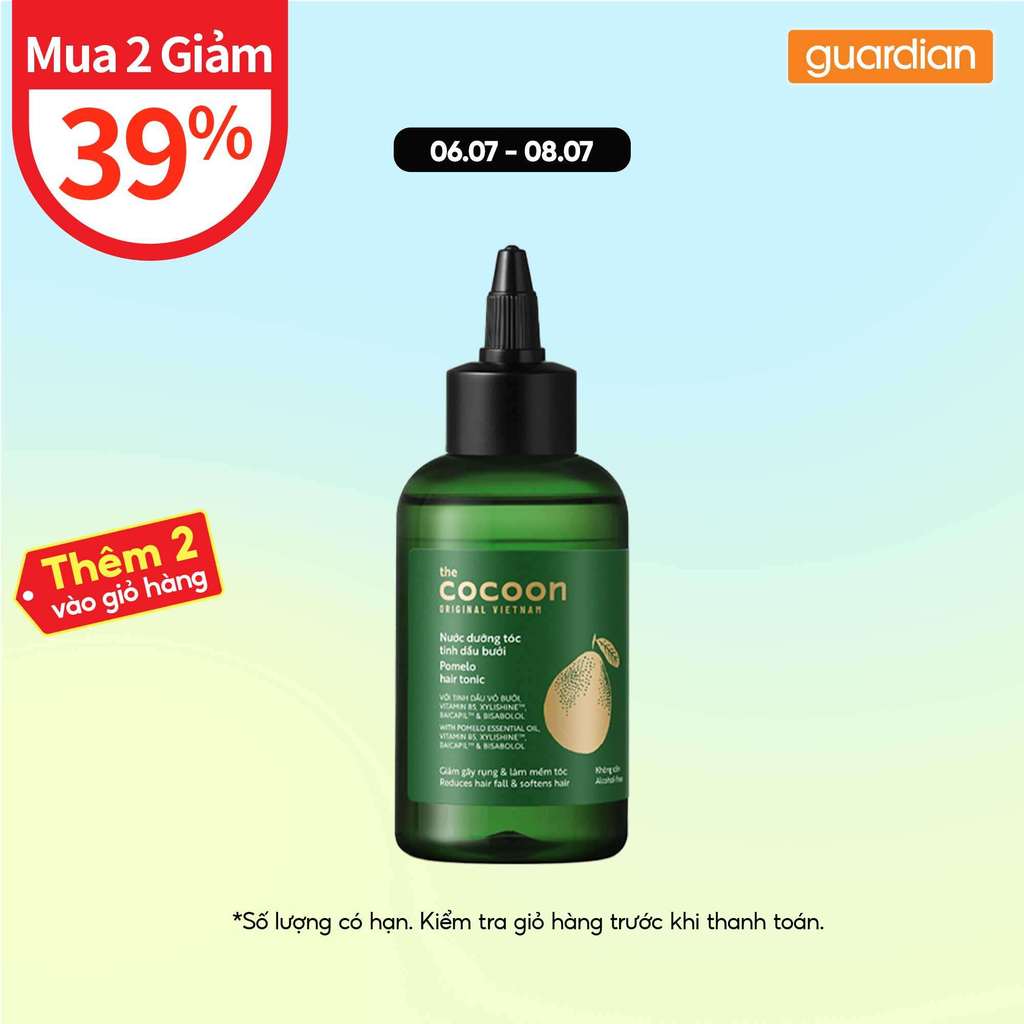 Nước Dưỡng Tóc Tinh Dầu Bưởi Cocoon 140ml