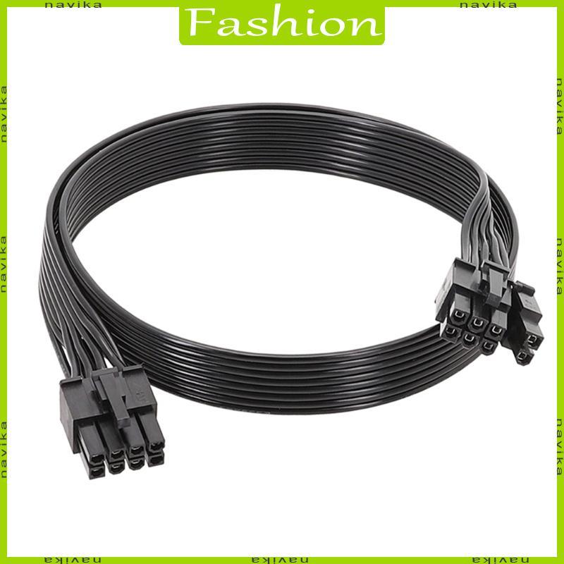 NA 8PIN đến 8PIN 6 + 2 Cáp nguồn 18AWG forCorsair HX1200 HX1000 HX850 HX750 Bộ nguồn mô-đun 50 60 70