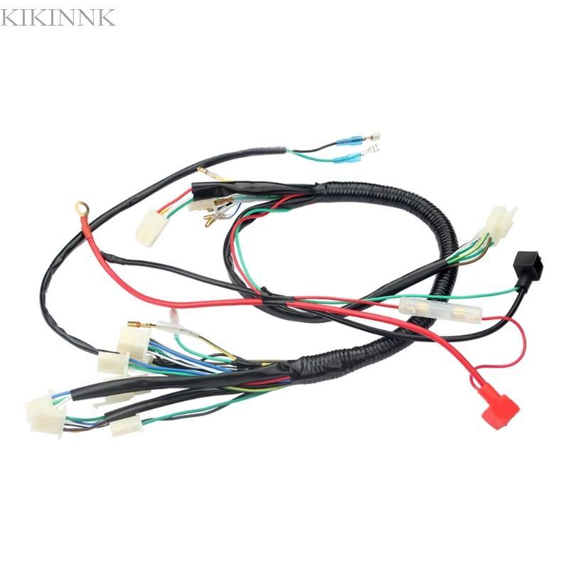 KIKIN Full Điện Dây Cho 50cc 70cc 90cc 110cc 125cc Hố Bụi Bẩn Xe Đạp ATV