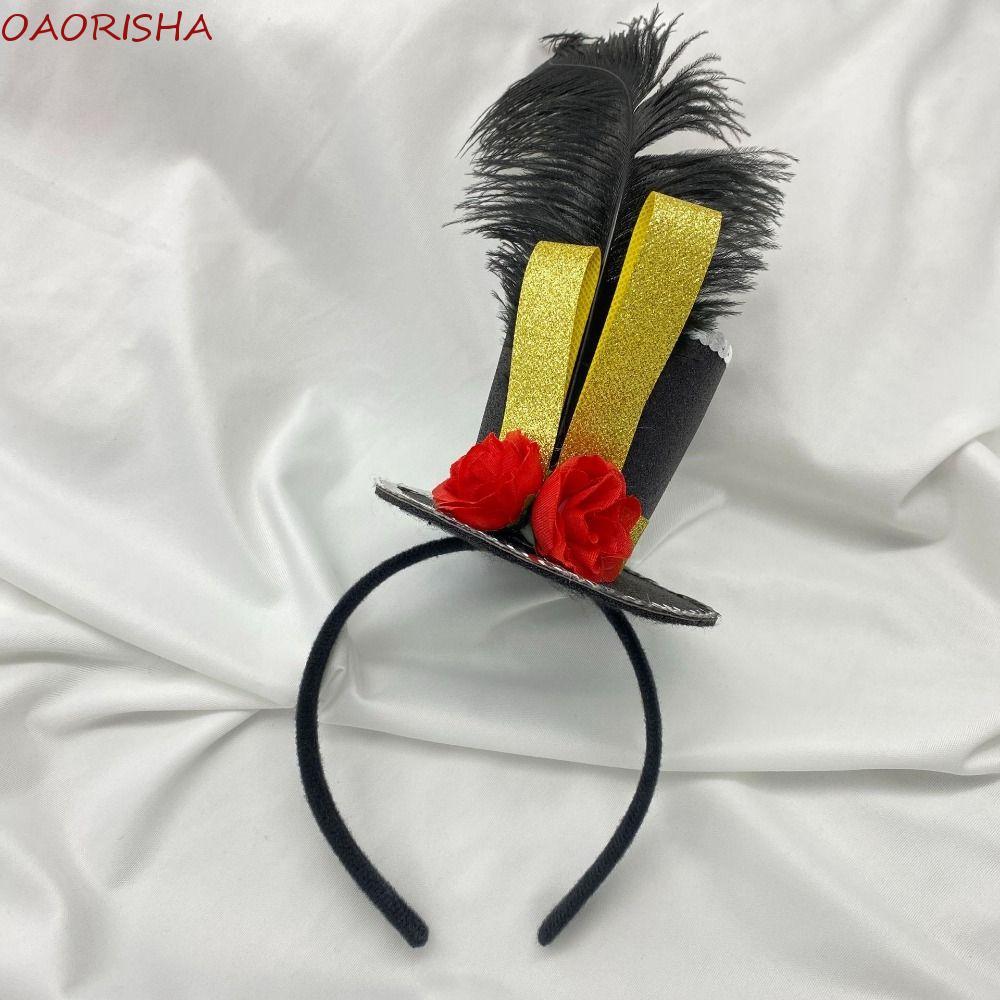 OAORISHA Carnival Party Headband, Dress Up Vintage Knight Soldier 's Top Hat, Doorman 's Hat Sun Pro