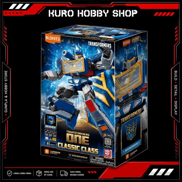 BLOKEES Transformers One Classic Class Soundwave - Mô hình lắp ráp Blokees