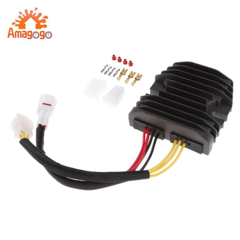 Amagogo Bộ chỉnh lưu điều chỉnh Mosfet cho Suzuki GSXR600 / GSXR750 / GSXR 1000 2006-15