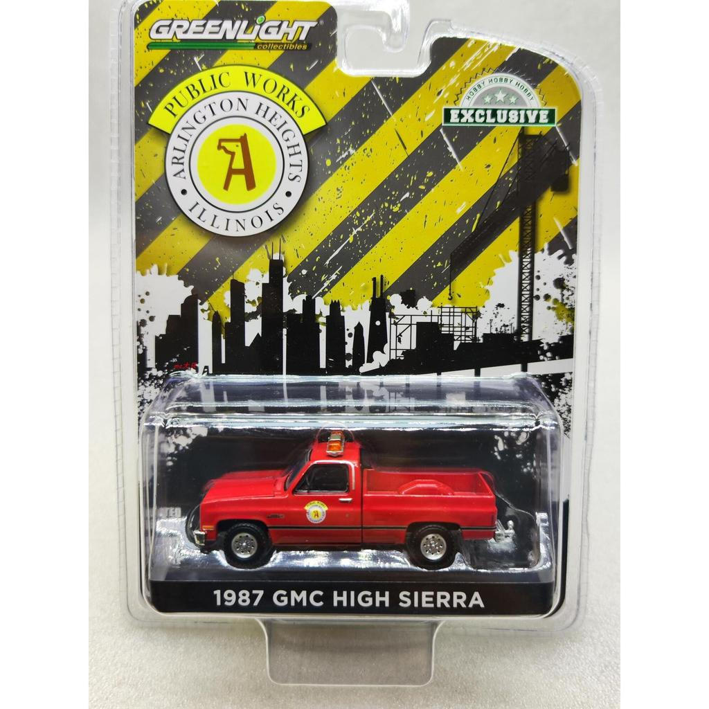 GreenLight GreenLight 1: 64 1987 GMC High Sierra High Sierra Xe cảnh sát Pickup