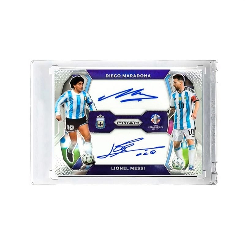 Thẻ ngôi sao đôi chữ ký Messi & Maradona 1 / 1 không Messi & Maradona thẻ ngôi sao đôi chữ ký 1 / 1 