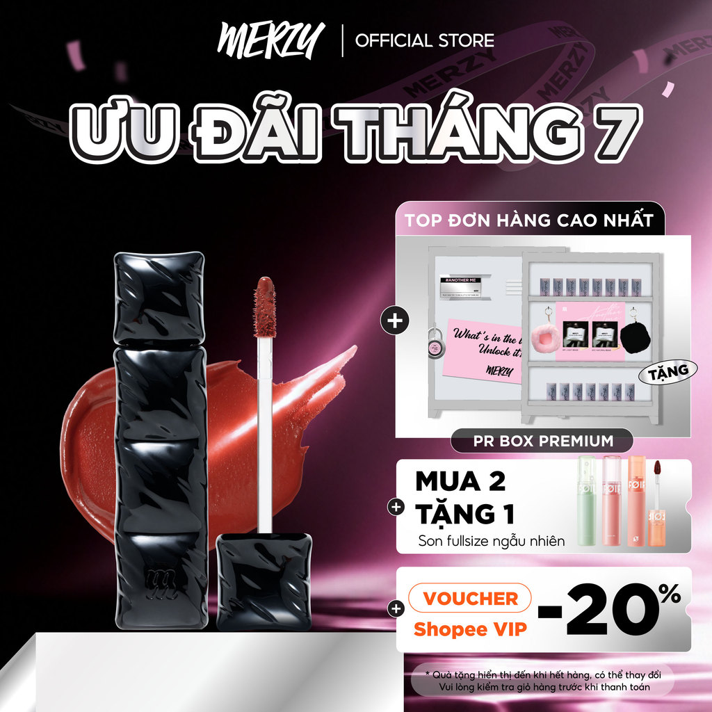 [Livestream][V6 PUFFER/ V6 BLUE DREAM] Son Kem Lì Merzy The First Velvet Tint 3.7g