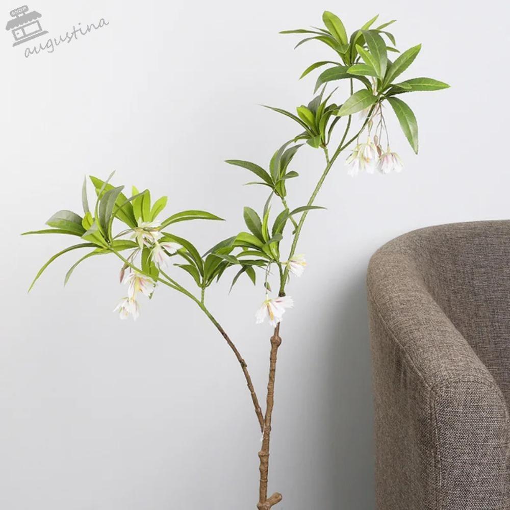 AUGUSTINA Cây Tenuifolia Ficus Nhân Tạo, Phong Cách Xanh Mô Phỏng Cây Ficus, Đạo Cụ Chụp Ảnh Handmad