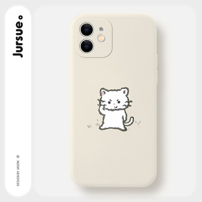 JURSUE Ốp lưng dễ thương đẹp hoạt hình độc lạ ngầu ngộ nghĩnh nữ chống sốc chống bẩn mềm cho iPhone 17 Air 16 15 14 13 12 11 PRO MAX SE 2020 X XR XS ip 8 7 Plus kute MZ506971