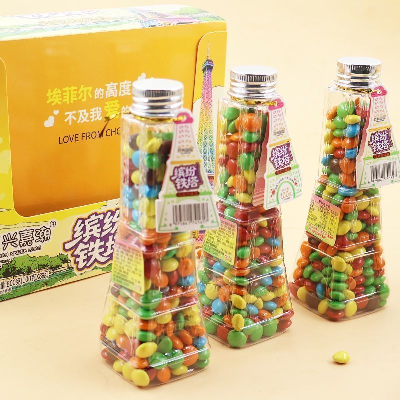 Hạt Socola Nhiều Màu Sắc Hương Vị Tháp Eiffel Đồ Ăn Nhẹ Hương Vị Tuổi Thơ Ký ức Tuổi Thơ Ngọt Hạt Sô