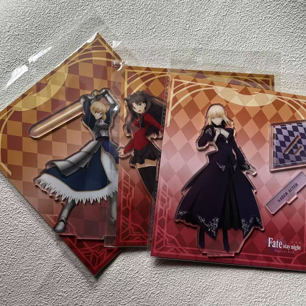 Fate Fate Fate Night My King saber Arturia Tohsaka Rin Acrylic Stand