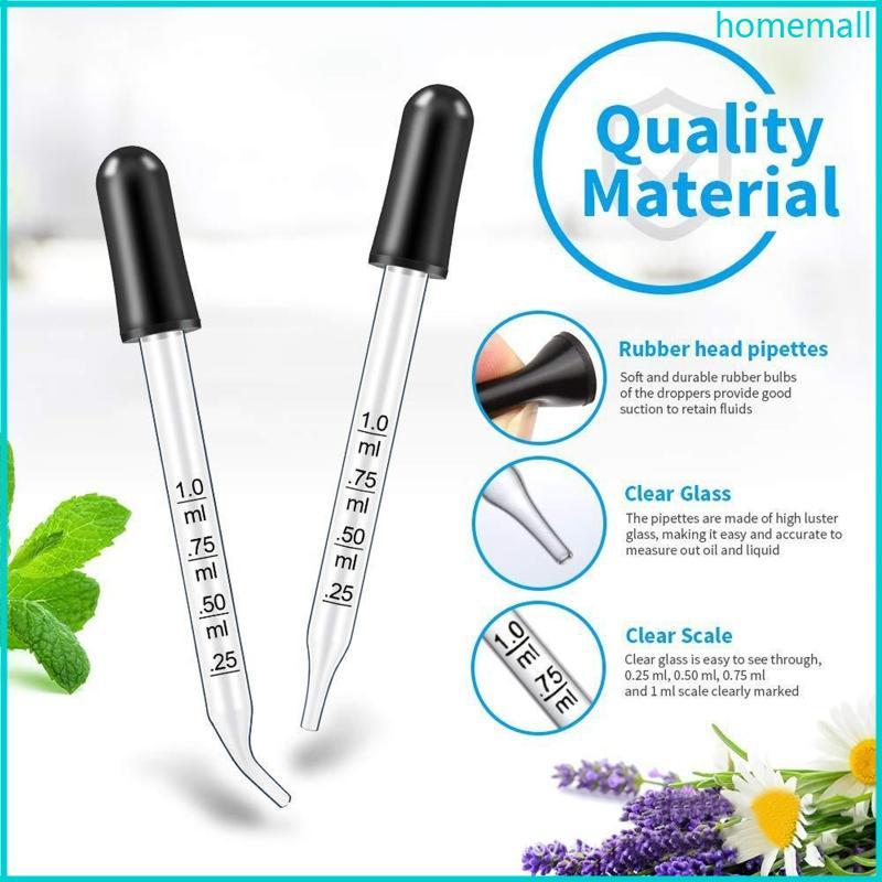 HO Eye Dropper Glass Liquid Dropper0 25 0 50 0 75 1 Rõ ràng tỷ lệ