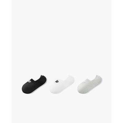 SKECHERS - Set 3 vớ nam cổ thấp dệt logo_L225M172-060G