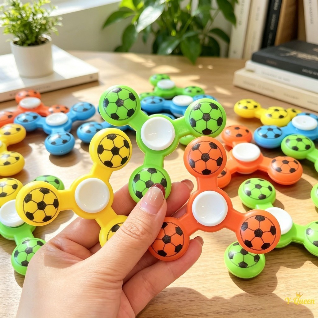 Đồ chơi Spinner bóng đá sáng tạo - Finger Fidget Spinner cho trẻ em mẫu giáo