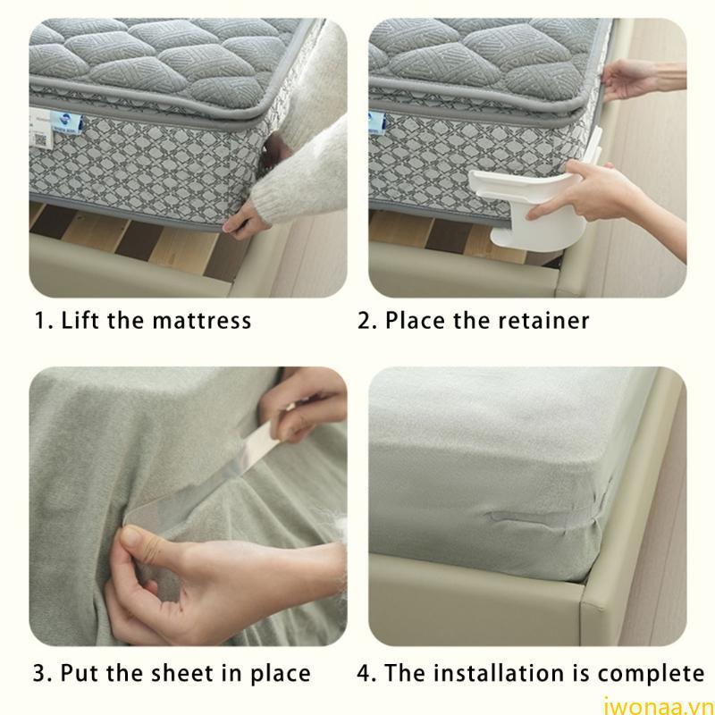 IWO Bed Sheet Strap Bed Sheet Grip Holder cho thiết lập khách sạn gia đình