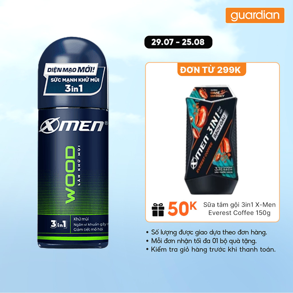 Lăn Khử Mùi X-Men 50ml