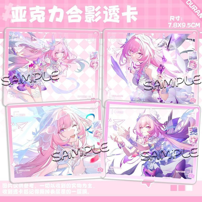 Honkai: Star Rail / Cyrene / Cyrene Game Hàng hóa Acrylic Thẻ trong suốt Photocard Đồ trang trí / Dd