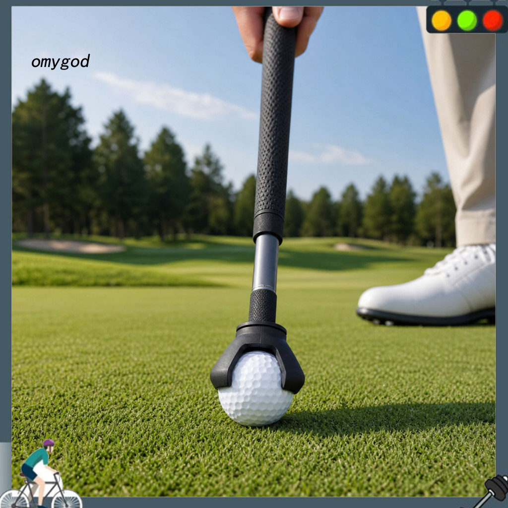 OMG Golf Ball Upper Three Claw Golf Ball Picker Portable 3 ngạnh Golf Ball Retriever Picker with Put