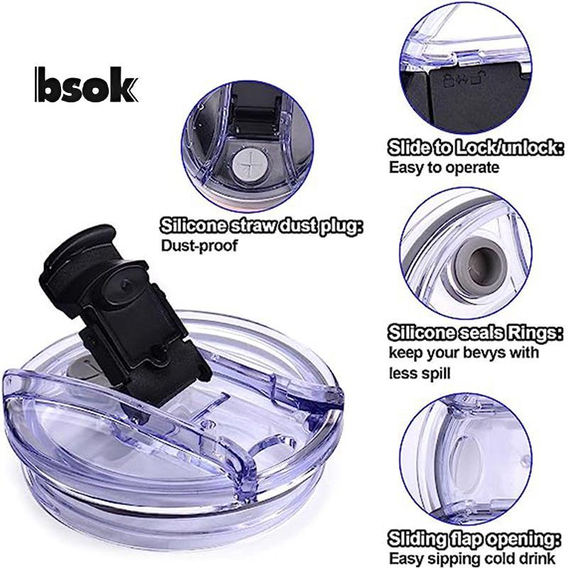 Trailblazer 40 / 30 Oz Nắp Nhựa Chống Bắn Cho Ozark Trail RTIC Tumbler Cup Nhiều Màu Mới