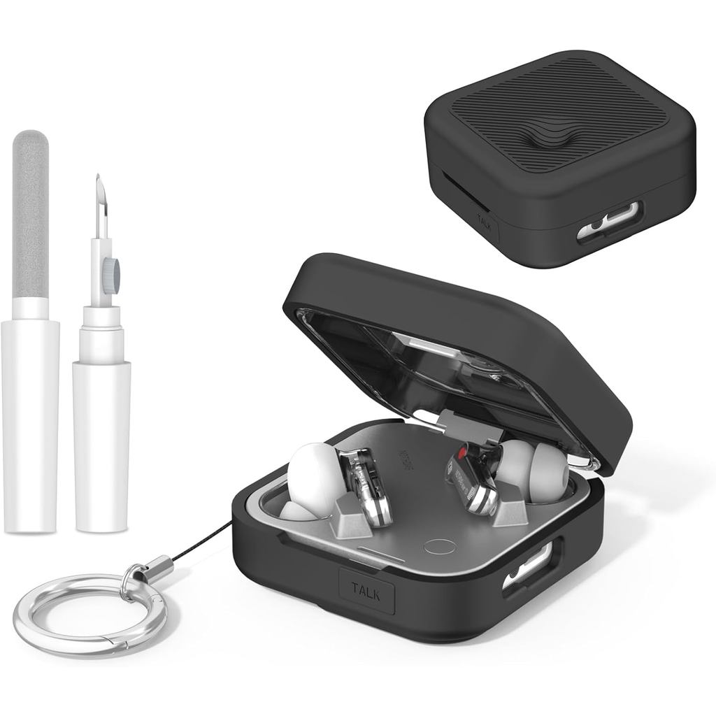 Ốp Bảo Vệ Di Động Cho Nothing Ear 3 (2025), Vỏ Silicon Nhẹ Cho Nothing Ear 3 Vỏ Sạc Với Carabiner & 