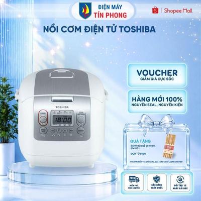 Nồi cơm điện tử Toshiba RC-18NTFV(W) 1.8L / RC-10NMFVN 1L, lồng nồi 4mm | Bảo hành 12 tháng