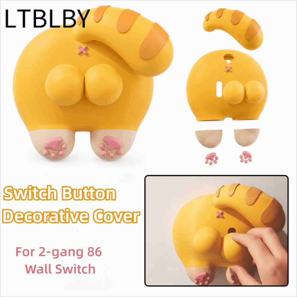 LTBLBY Switch Panel Cover, Switch Beautification Ugliness Che Khuyết Điểm Tấm Công Tắc Treo Tường 2g