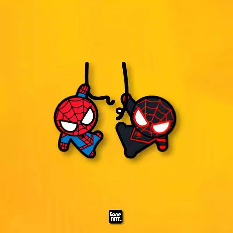 Marvel Cartoon Cute Bumper Stickers Bumper Stickers Spider-Man Poison Spider Silk Attack Indoor and 