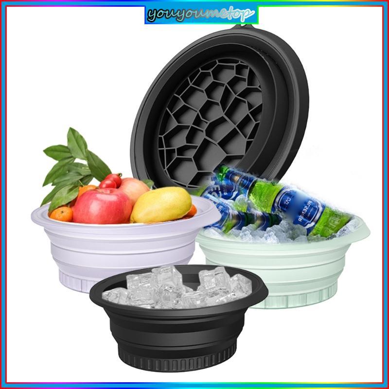 YOUYO Ice Facials Washbasin Silicone Face Ice Bath Bowl Cool Ice Face Washbasin