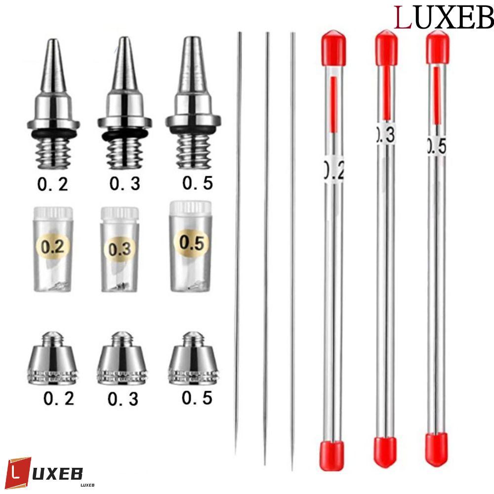 LUXEB Airbrush Vòi phun sơn Công cụ cọ không khí Nắp sơn Nắp phun Phụ kiện Phụ kiện thay thế Airbrus