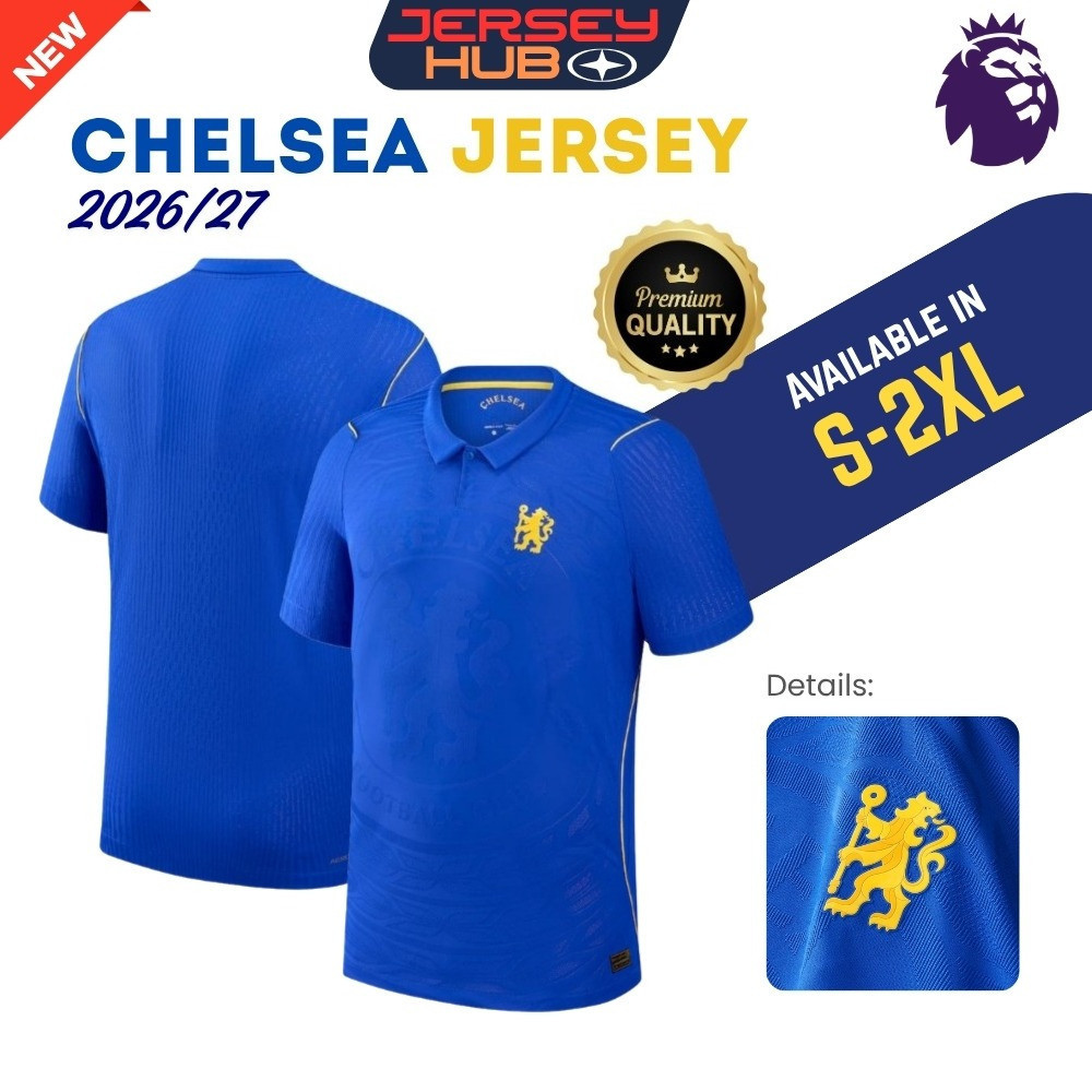 Áo đấu sân nhà Chelsea 2026-27 Người hâm mộ phát hành chính thức Sân khách Chelsea Jersi EPL Kit [SẴ