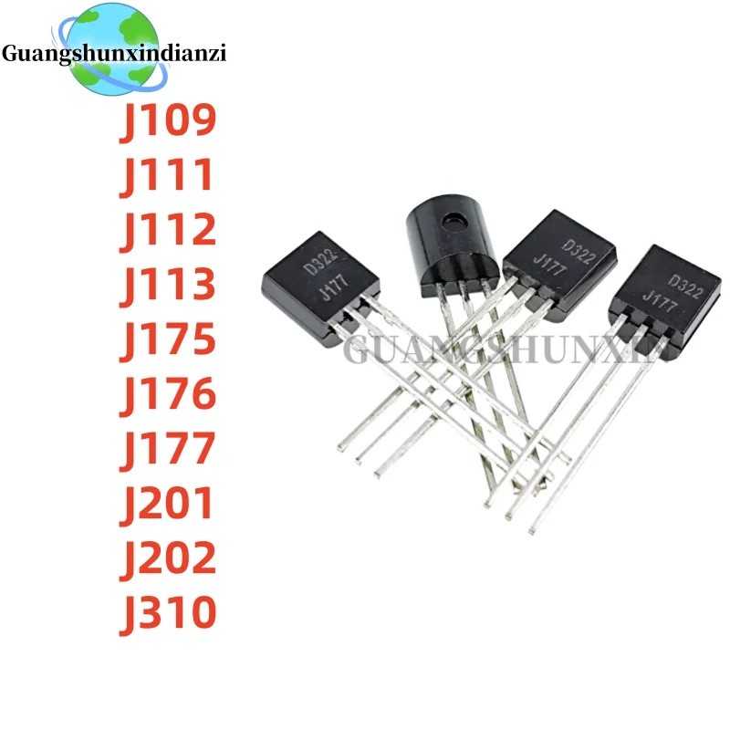 10 Chiếc J109 J111 J112 J113 J175 J176 J177 J201 J202 J310 TO-92 Transistor Còn Hàng